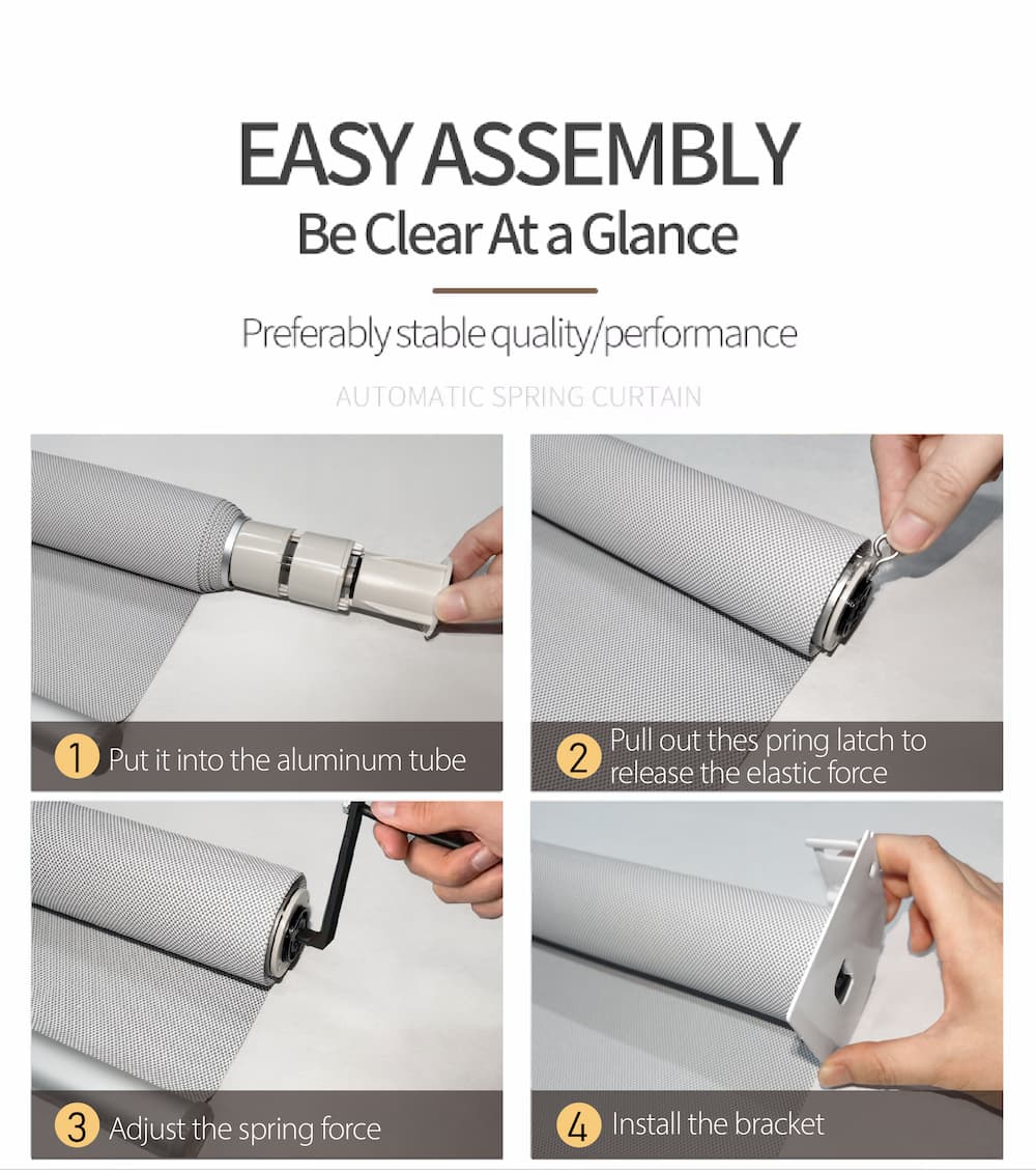 Cordless Roller Shades Spring Parts 