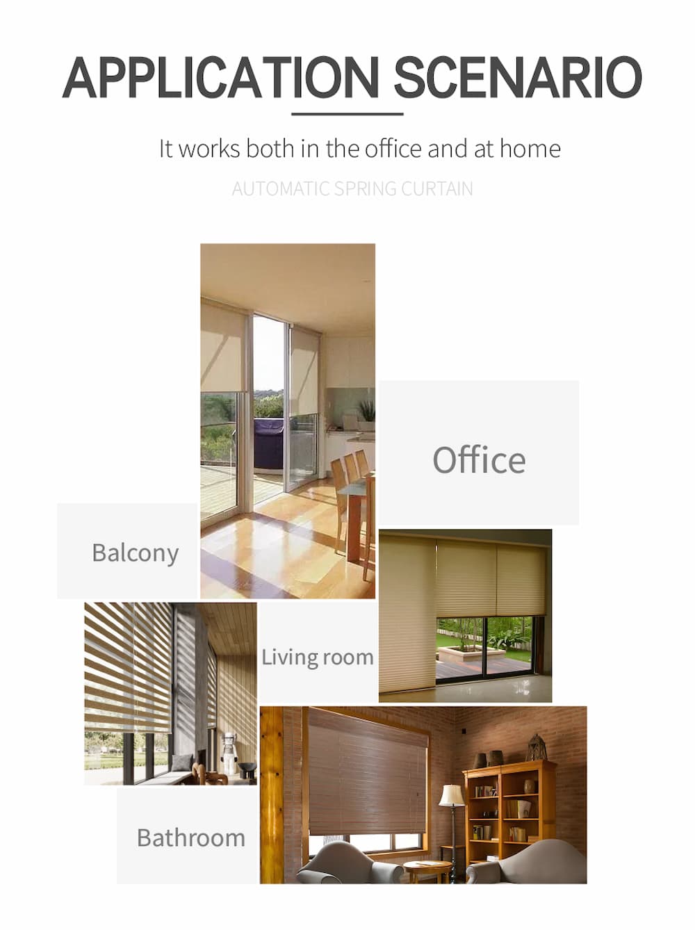 Cordless Spring Roller Lift System